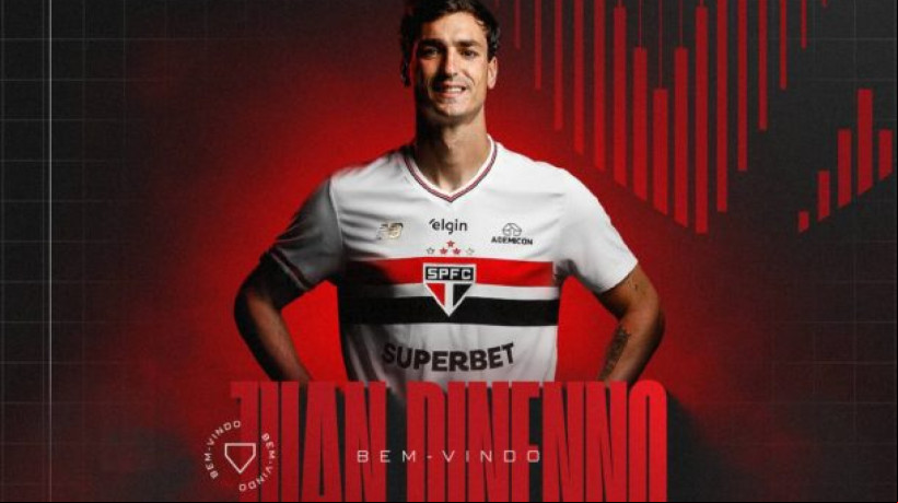 Jogador de 30 anos chega ao Tricolor por empréstimo até o fim de 2025, com possibilidade de permanência por mais uma temporada 